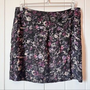 Vintage DKNY abstract floral skirt. Size Large.
